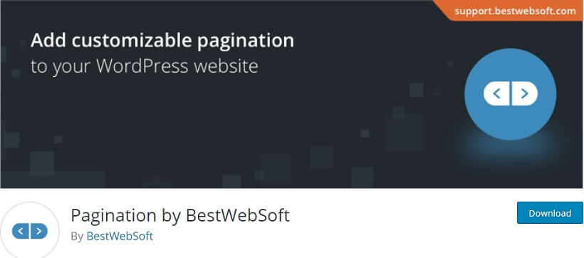 pagination by bestwebsoft wordpress pagination plugins