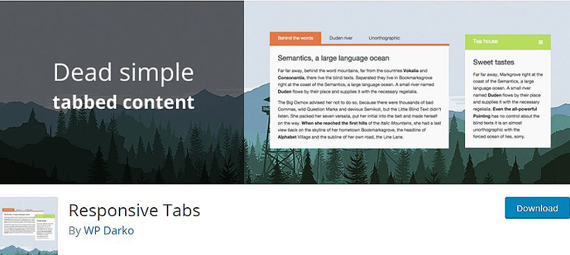 responsive tabs