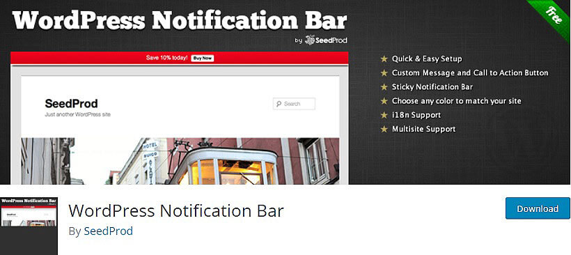 wordpress notification