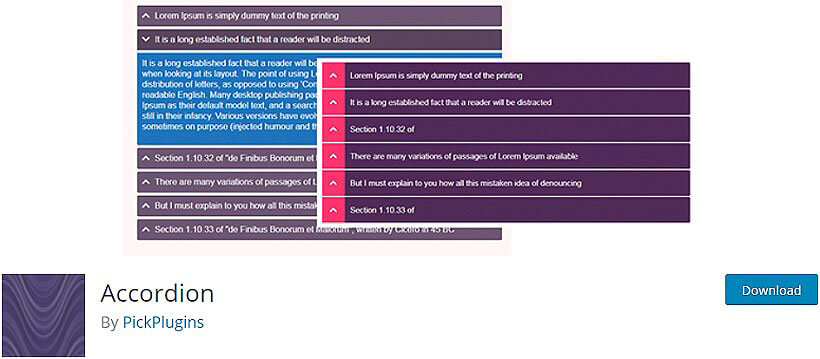 wordpress accordion plugins