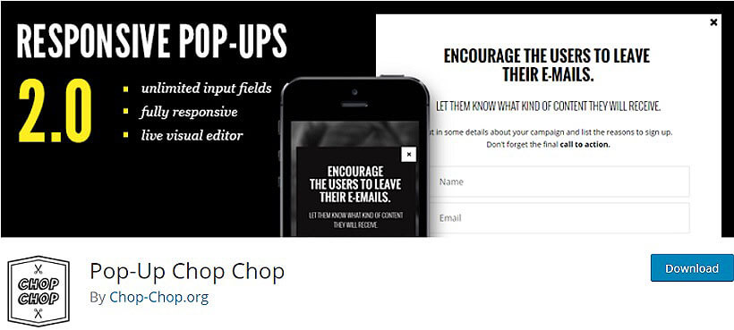 pop up chop