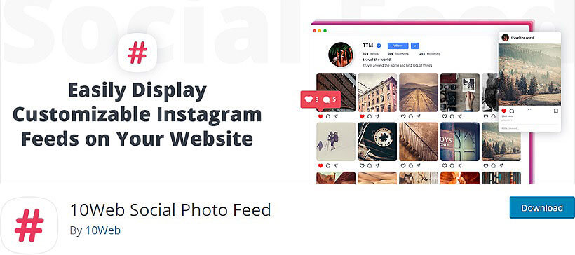 10 web social photo wordpress instagram feeds plugins