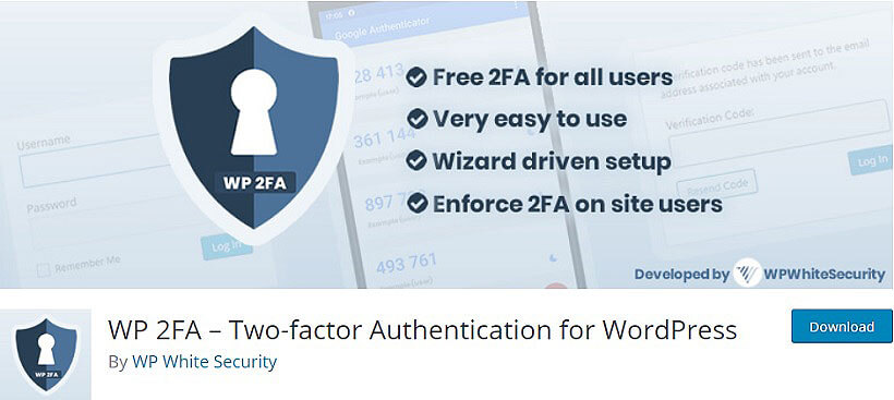 wp 2fa two factor wordpress two factor authentication plugins