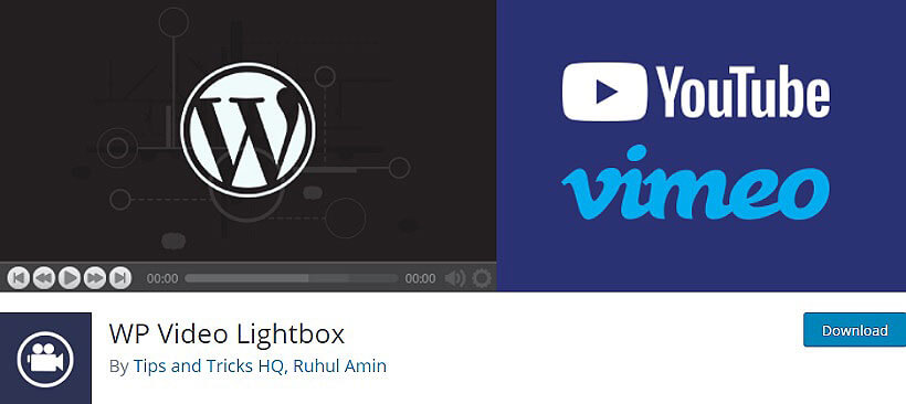 wp video lightbox