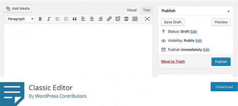 Wp Contentpluginsclassic Editor