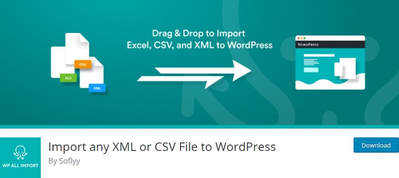 import any xml