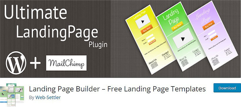 landing page