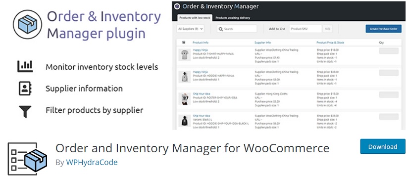 order and inventory