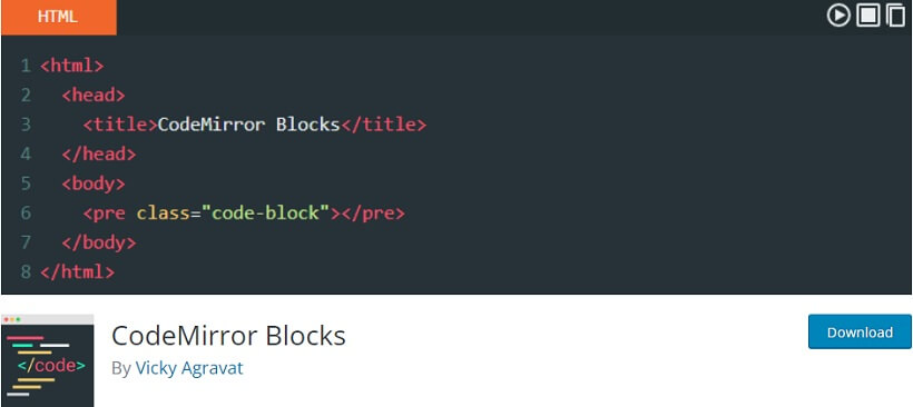 codemirror blocks