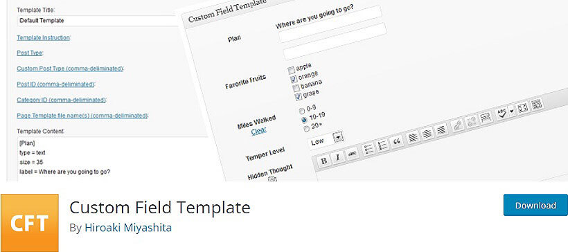 custom field template