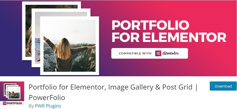 portfolio for elementor