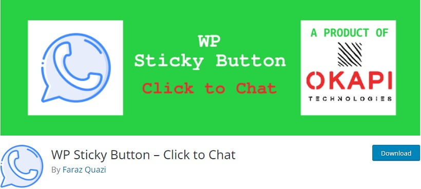 wp sticky button