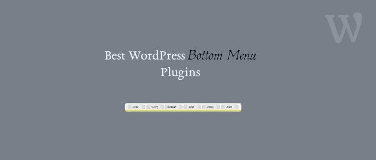 5 + Best WordPress Bottom Menu Plugins 2026 - WPAnything