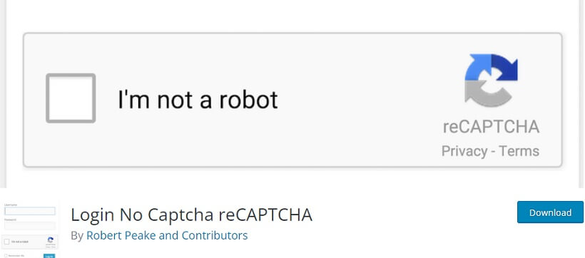 login no captcha