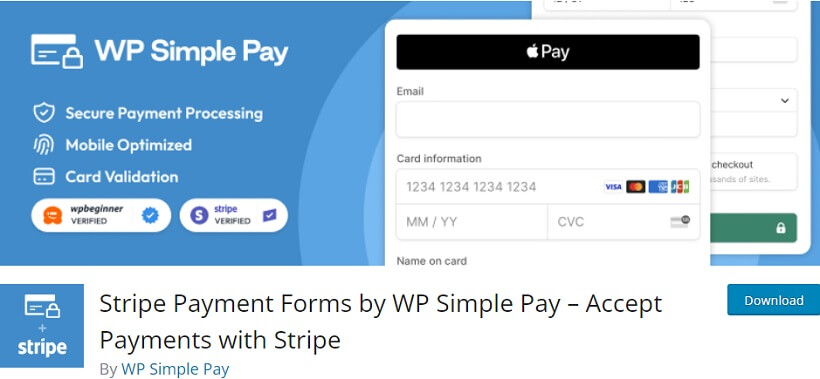 stripe payment forms