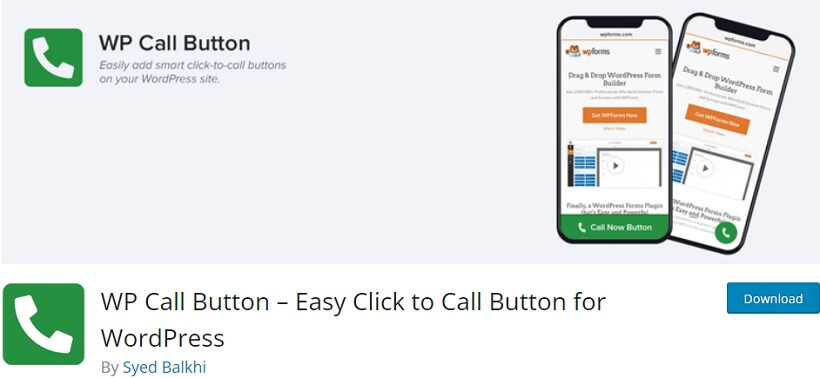 wp call button