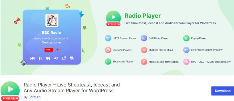 radio player