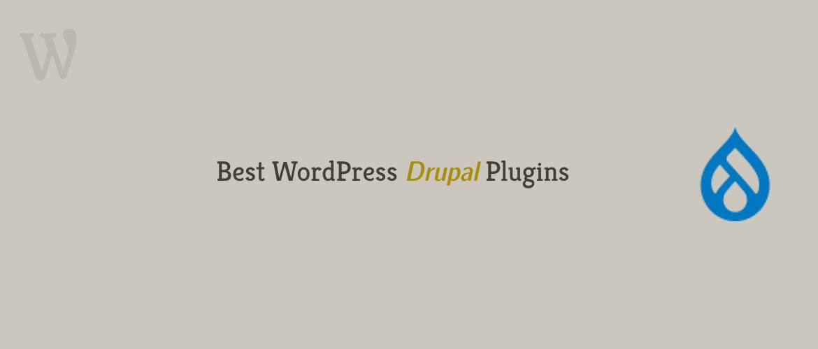 WordPress Drupal Plugins