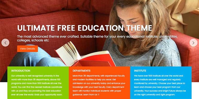 education base free event wordpress themes