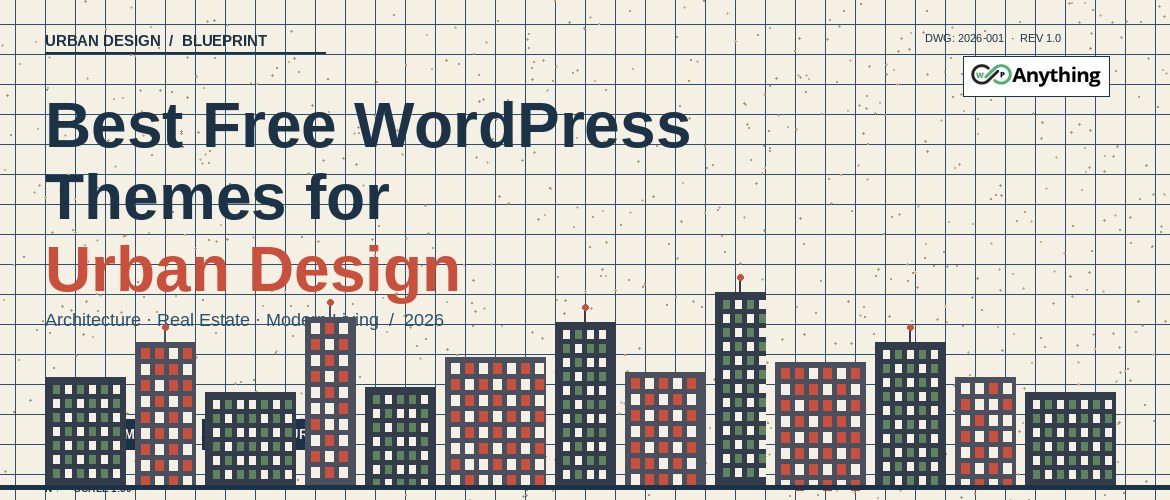 Best Free WordPress Themes For Urban Design- 2026